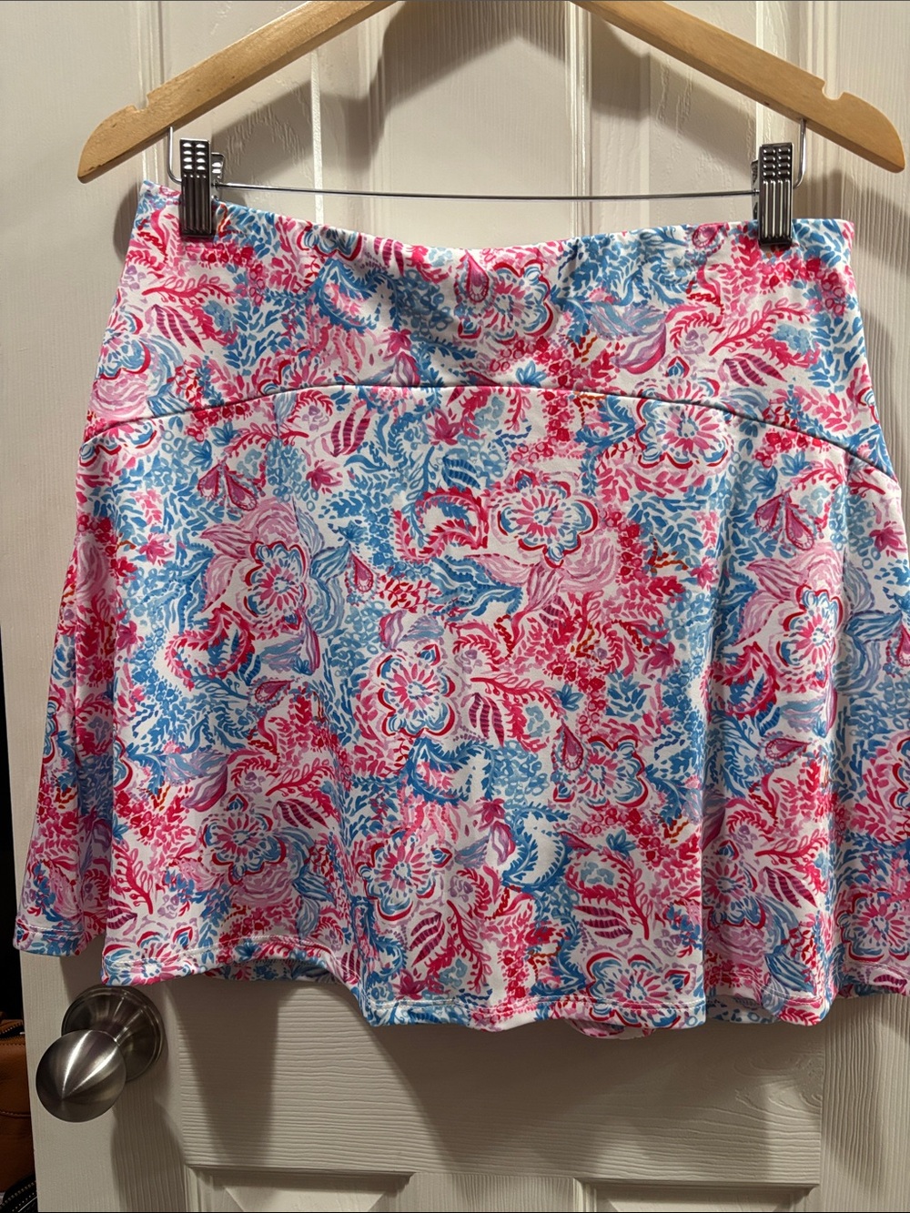 Stella Parker Floral Pink & Blue Skater Skirt
